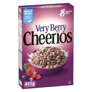 Very Berry Cheerios Breakfast Cereal, Whole Grains, 411g