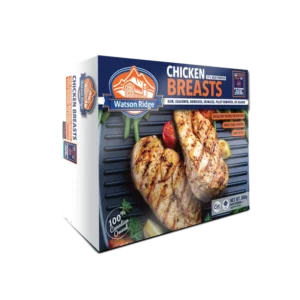 Watson Ridge IQF Chicken Breast 800g, Watson Ridge Chicken Breasts, 17% meat protein