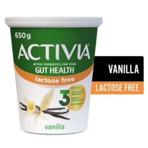 Activia Probiotic Yogurt, Lactose Free, Vanilla, Activia Lactose-Free Van 650G