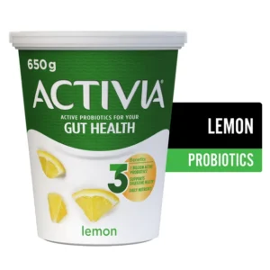 Activia Probiotic Yogurt, Lemon, 650 g