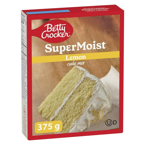 Betty Crocker Super Moist Lemon Cake Mix, 375 g