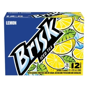 Brisk Lemon Iced Tea 12 x 355mL, Cans, 12x355mL