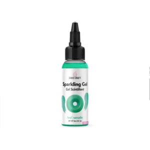 Cake Craft Sparkle Gel – Teal, 113.4g (4 oz), Edible Sparkle Decorating Gel for Desserts, Cookies & Pastries
