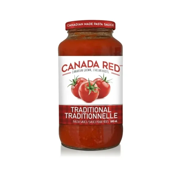Canada Red Traditional Pasta Sauce, Canadian Pasta Sauce (640ml)