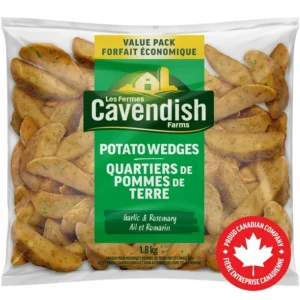 Cavendish Farms Garlic and Rosemary Potato Wedges | Made in Canada | Proud Canadian Company, 1.8 kg