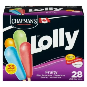 Chapman's Low Calorie Fruity Li'l Lolly in a Box, 28 x 50mL