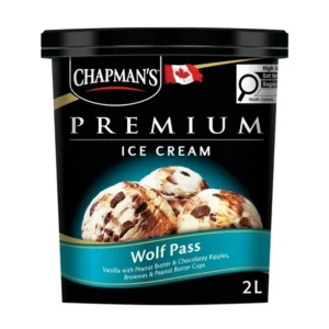 Chapman's Premium Wolf Pass Ice Cream in a Tub, Chap Prem Ice Cream Wolf Pass 2L