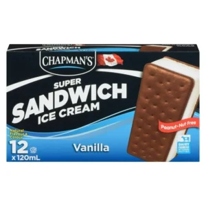 Chapman's Super Sandwich Vanilla Ice Cream, 12 x 120mL