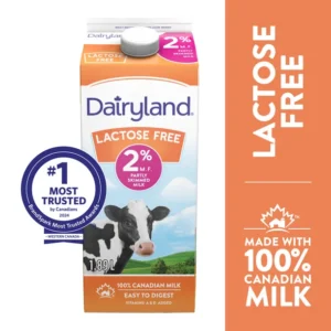 Dairyland Lactose Free 2% Partly Skimmed Milk, 1.89L