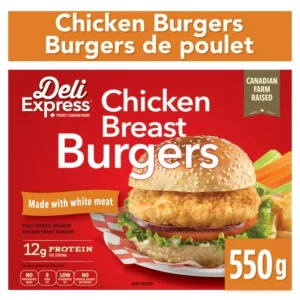 Deli Express Chicken Breast Burgers, 550 g