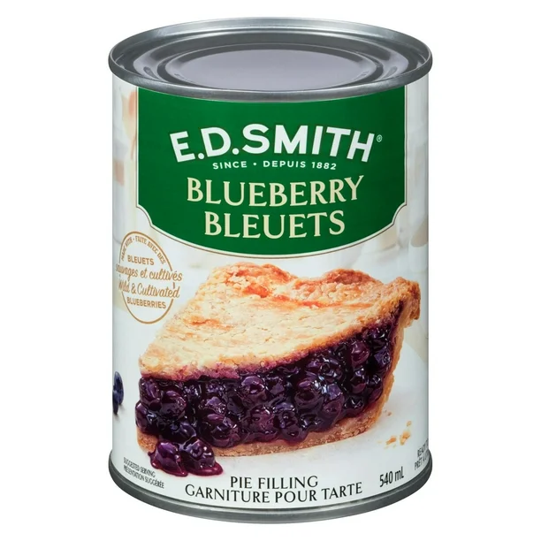 E.D. Smith Blueberry Pie Filling, 540 mL