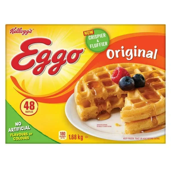 EGGO Original Waffles, 1.68kg (48 waffles), 1.68kg, 48 waffles