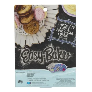 Easy-Bake Ultimate Oven Toy Refill Mix, Chocolate Chip and Pink Sugar Cookies