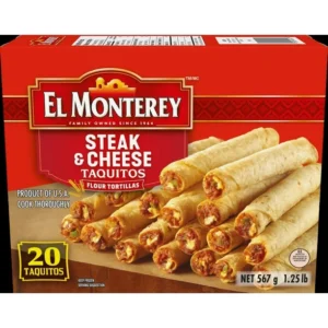 El Monterey Frozen Steak & Cheese Taquitos, Steak & Cheese Taquito