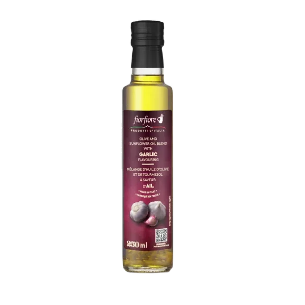 Fiorfiore Blended Extra Virgin Olive Oil Garlic, 250ML