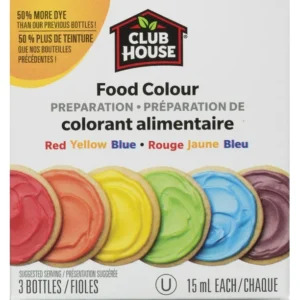 Food Colour, 3 VIAL FOOD COLOURS