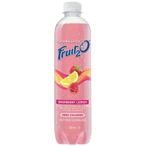 Fruit2O Sparkling Raspberry Lemon, 502 mL