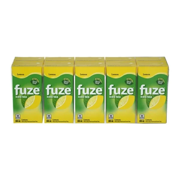 Fuze Iced Tea Lemon Cartons, 200 mL, 10 Pack, Fuze Iced Tea Lemon 10x200ml