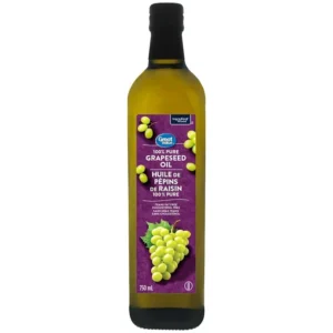 Great Value 100% Pure Grapeseed Oil, 750 ml
