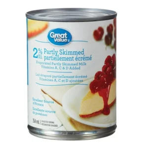 Great Value 2% Partly Skimmed Evaporated Milk, 354 mL