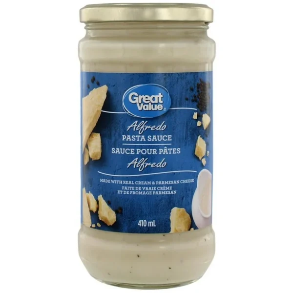 Great Value Alfredo Pasta Sauce, 410 mL