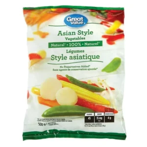 Great Value Asian Style Vegetables, 500 g