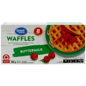 Great Value Buttermilk Waffles, 280 g