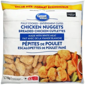 Great Value Fully Cooked Breaded Chicken Nuggets, 1.7 kg