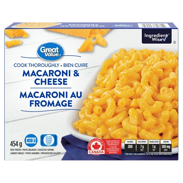 Great Value Macaroni & Cheese, 454 g