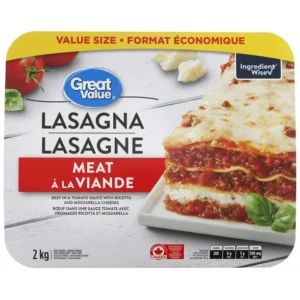 Great Value Meat Lasagna, 2 kg