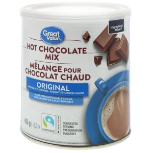 Great Value Original Hot Chocolate Mix, 450 g