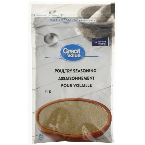 Great Value Poultry Seasoning, 70 g