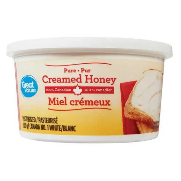 Great Value Pure Creamed Honey Pasteurized, Great Value Creamed Honey