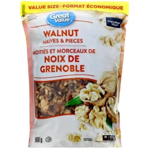 Great Value Walnut Halves & Pieces, 908 g