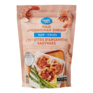 Great Value Wild Argentinian Extra Large Raw Shrimp, 300 g