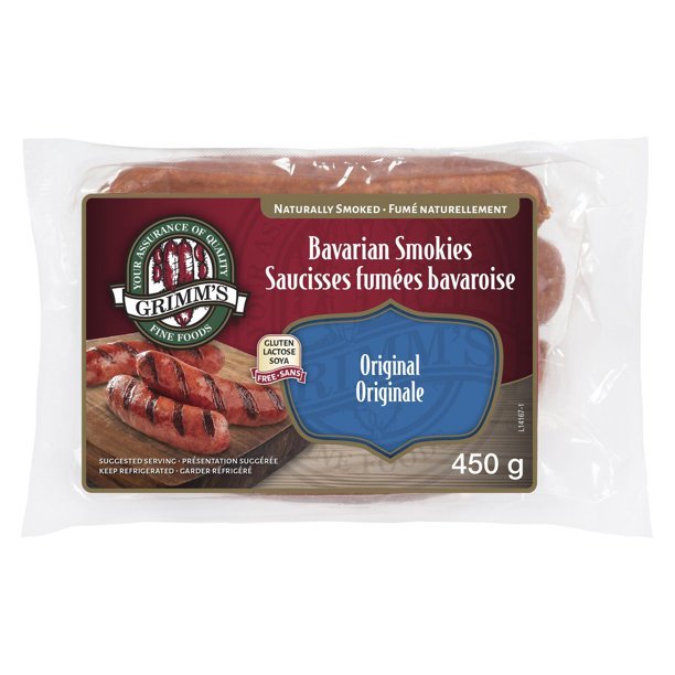 Grimm's Naturally Smoked Original Bavarian Smokies, 450 g
