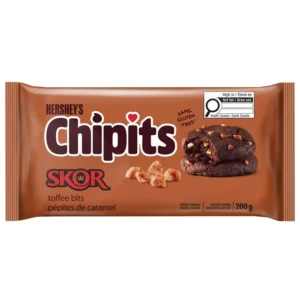HERSHEY'S CHIPITS Baking Bits, SKOR Toffee, 200g
