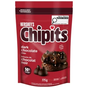 HERSHEY'S CHIPITS Dark Chocolate Chips, 775g