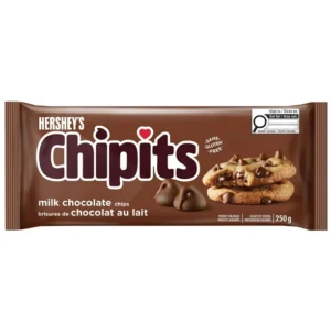 HERSHEY'S CHIPITS Milk Chocolate Chips, 250g