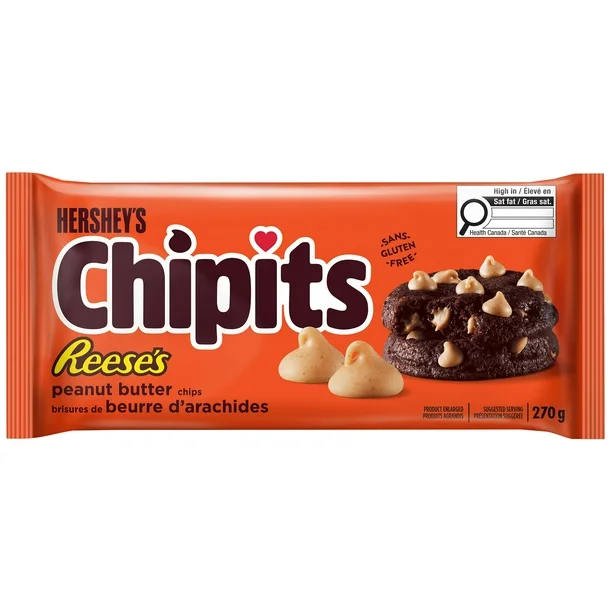 HERSHEY'S CHIPITS REESE'S Peanut Butter Baking Chips, 270g