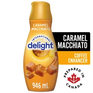 International Delight Coffee Creamer, Caramel Macchiato flavour, Coffee Whitener, 946ml Coffee Whitener