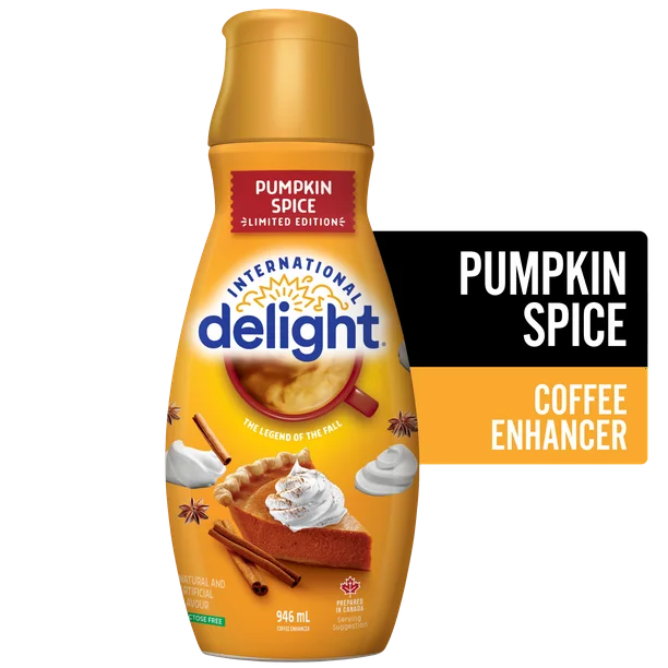 International Delight Coffee Creamer Pumpkin Spice Limited Edition, 946 ml, 946ml Coffee Whitener