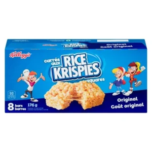 Kellogg's Rice Krispies Squares Bars 176g - Original, 8 Cereal Bars, 176g, 8 bars