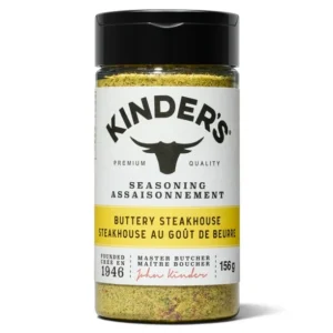 Kinder's Buttery Steakhouse Seasoning Spice 156g, Use before, during, or after cooking