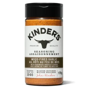 Kinder's Woodfired Garlic Seasoning Spice 170g, Use before, during, or after cooking