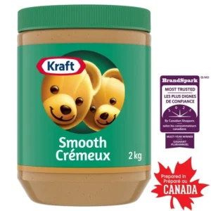 Kraft Smooth Peanut Butter, 2 kg Jar, 2kg
