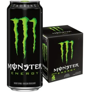 MONSTER ENERGY Energy Green, 473mL, 4 Pack, 4 x 473 mL