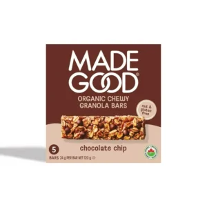 MadeGood Chocolate Chip Granola Bars 5pk, 5 x 24 g