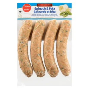 Marcangelo Chicken Sausages with Spinach and Feta Cheese, 679 g | 4 x 168.75g