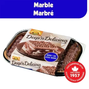 McCain® Deep'n Delicious® Marble Cake, Made in Canada from domestic and imported ingredients, 510g